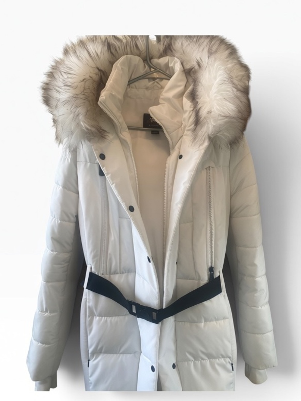 Women's White Puffer Coat-Make an offer! Great for skiing! - Picture 3 of 8